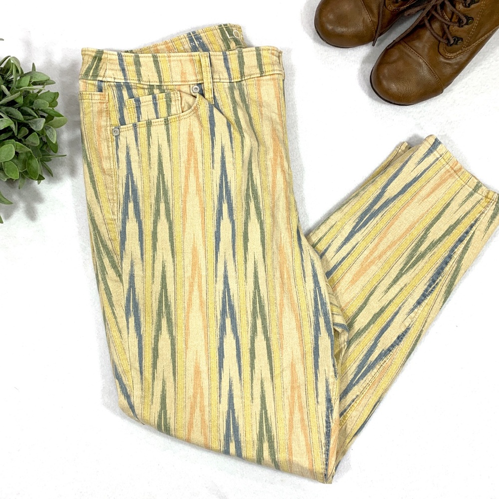 High Waisted "Sand Dune" Curvy Skinny Ankle Jeans